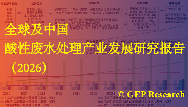 全球及中国酸性废水处理产业发展研究报告(2026)
